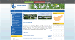 Desktop Screenshot of cankova.si