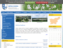 Tablet Screenshot of cankova.si